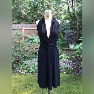 Knit Halter Little Black Dress